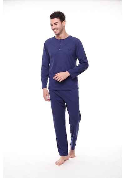 Pijadore 1400 Erkek Uzun Kollu Pijama Takım 001