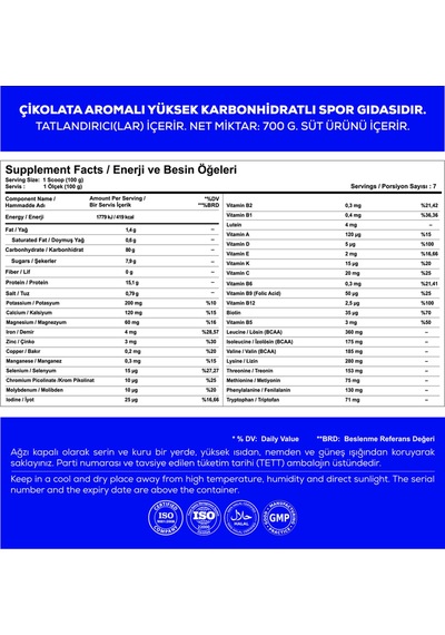 True Mass Gainer (Chocolate) 700 g