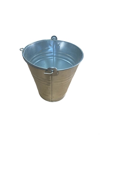 Mobilreyon Galvanizli Sac Su Kum Kovası, 10 Litre Kova- 6 Adet