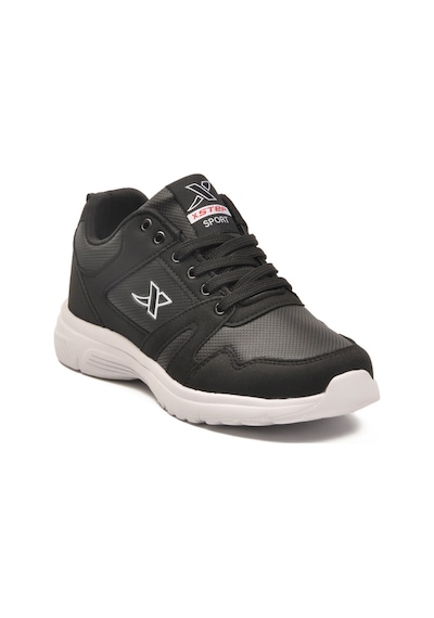 Siyah Beyaz Hafif Esnek Unisex Spor Ayakkabı Xstep 020-cilt G Siyah - Beyaz