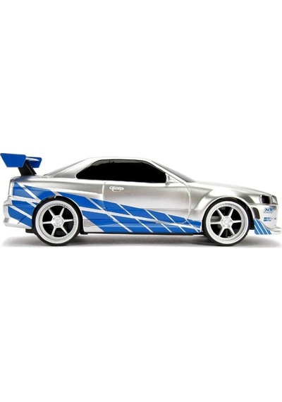 1:24 Uzaktan Kumandalı Fast & Furious Brian's 2002 Nissan Skyline Gt-r Bnr34
