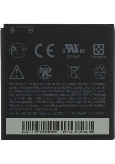 Senalstore Htc Evo 3d / Sensation Xe Batarya Pil Bg86100