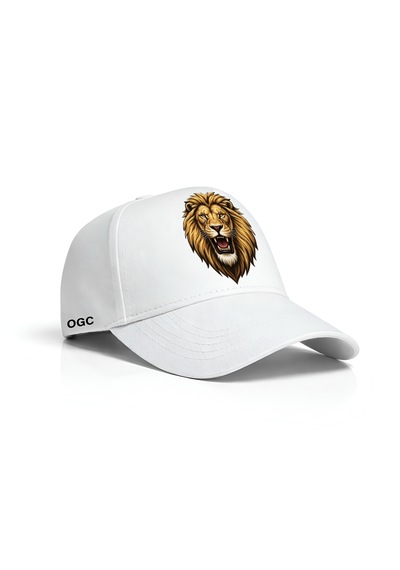 Ogc Aslan Unisex Şapka Beyaz