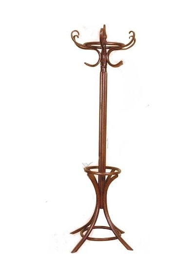 Askılık Bambu Model Parlak Ceviz Boya Demonte İtinalı Paket Ve Kargo El Yapım Ceviz