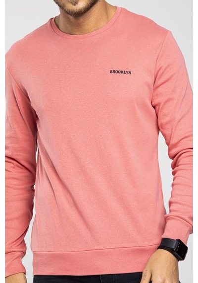 Erkek Bisiklet Yaka Slim Fit Sweatshirt Spr2019k18 001