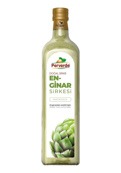 Perverde Enginar Sirkesi Cam 500 ML