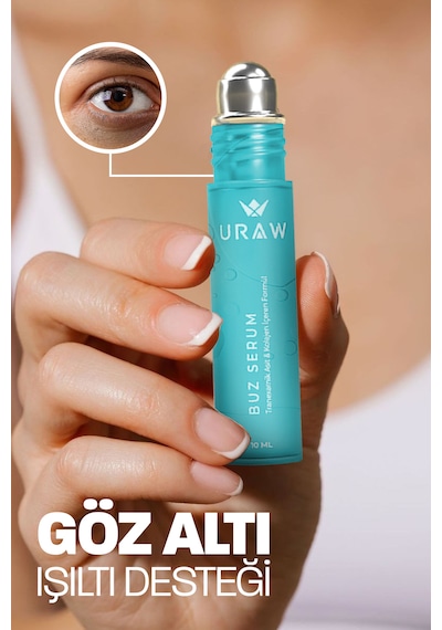Uraw Göz Altı Morluk ve Şişlik Karşıtı Roll-On Göz Çevresi Buz Serumu 10 ML