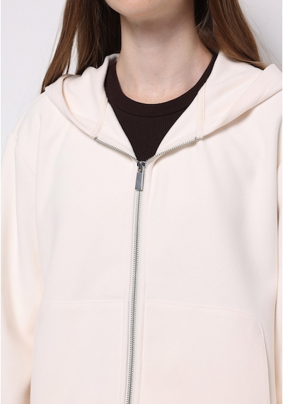 Colin's Colins Regular Fit Kapüşonlu Düz Kadın Beyaz Sweatshirt Cl1076075 Q1.v1 Ofw Beyaz