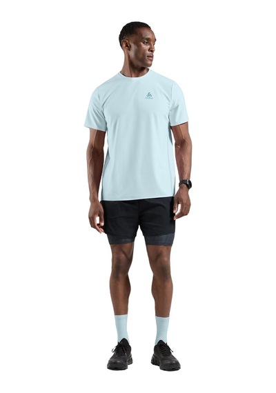 Odlo T-shirt Crew Neck Ss Zeroweıght Chıll-tec 123 Mavi