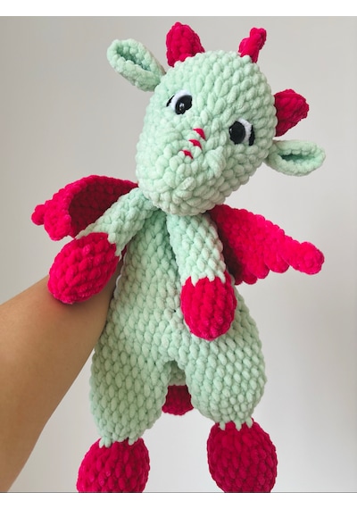 Minty The Dragon Açık Yeşil