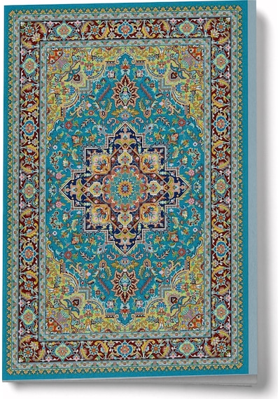 Etnik Desen Serisi 4 Bişnev A6 Çizgili Mini Defter Not Defteri Çok Renkli
