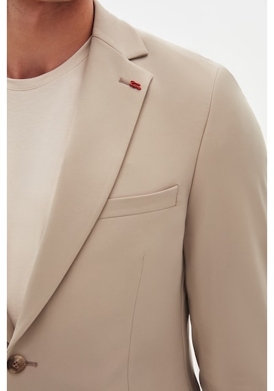 Twn Slim Fit Bej Düz Takim Elbise 4ec05e301545m Bej