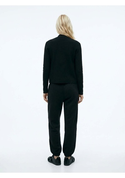 LTB Regular Fit Lastik Paça Basic Siyah Eşofman