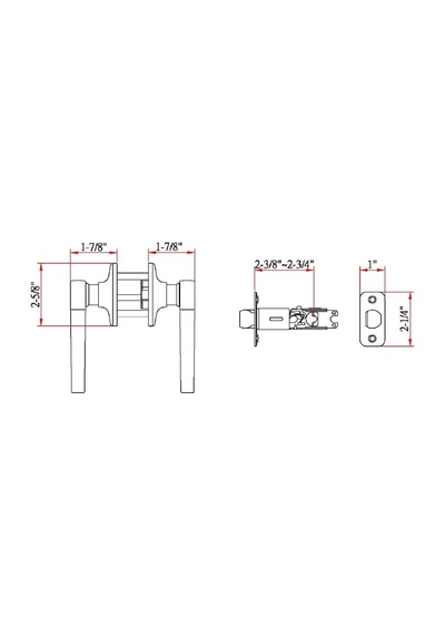 Design House 791624 Kaydırma 2 Kademeli Ayarlanabilir Geçiş Kapı Kolu, Yağ Rendelenmiş, Bronz