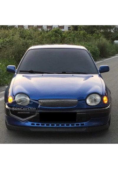 Toyota Corolla Uyumlu Terra 1999-2002 Uyumlu Üniversal Astra H Lip Esnek Ön Lip 2 Parça Tampon Altı Dil Karlık Ön Ek 00 Şüscaroto Aksesuar