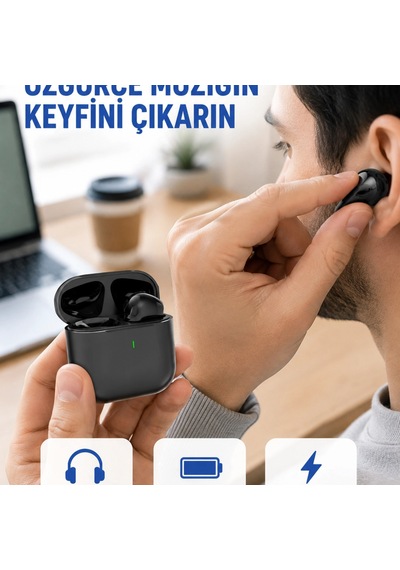 Tws Pro 5 Bluetooth Kulaklık Kablosuz Ve Şarj Kutulu Tasarım Yeni Nesil 00