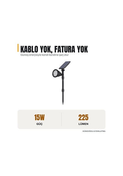 Noas 15w Led Bahçe Armatürü Yeşil - Yl74-1505-s