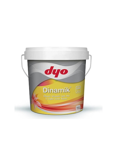 Dyo 15lt Dinamik İpekmat Silikonlu Silinebilir İç Cephe Duvar Boyası 4685 Saltanat Kırmızı 15 L