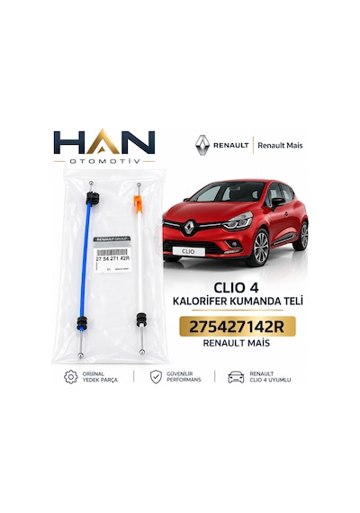Mais Clio 4-ıv Kalorifer Kumanda Teli Takım 2013-2020 275427142r -renault Mais