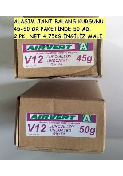 Alaşım Janta Çakma Balans Kurşunu - 45-50gr