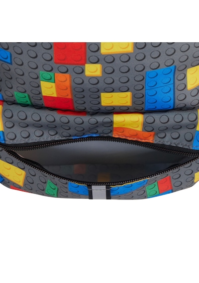 20375-2607 Colorblock Sırt Çantası - Renkli Lego Yapım Parçası