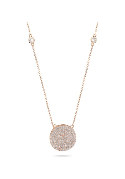 Kuyumcudukkani Zincirli Yan Taşlı "evren"kolye-37216-r-w Rose Gold