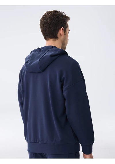 Isaora Gıza Cotton Sweat Erkek Navy Sweat Isr8114 Lacivert