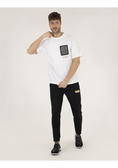 Pierre Cardin Erkek Beyaz Tişört 50262628-Vr013 Beyaz