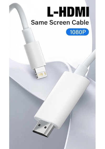 Lightning Uyumlu To Hdmi İos Uyumlu To Hdmi İphone Uyumlu Hd Hdmi Kablo 4k Ultra Hd Hdmı Kablo Standart