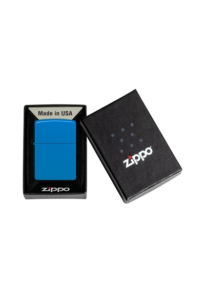 Zippo Classic Sky Blue Matte - Gök Mavi Dizayn Çakmak Mavi