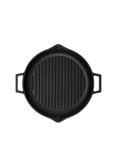 Aryıldız Döküm Demir Grill Yuvarlak 30 Cm - Siyah - 005ar421897 Siyah
