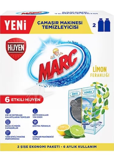 3 Adet Marc Makine Temizleyici Limonlu 500 Ml Diğer