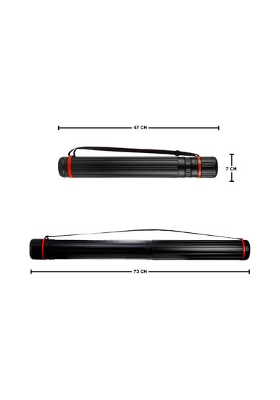 Tebag 7 Cm Proje Tüpü Siyah