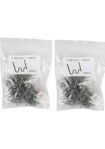 200 Adet 0,8mm Dalgalı Tip Plastik Kaynak Zımba Teli