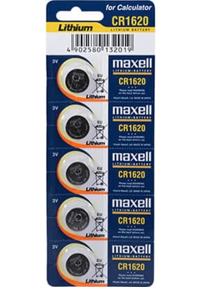 Maxell CR1620 Lityum Hafıza Saat Pili 5'li