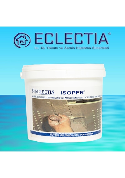 Eclectia Isoper Akrilik Bazlı Derz Dolgu ve Tamir Macunu 5 KG