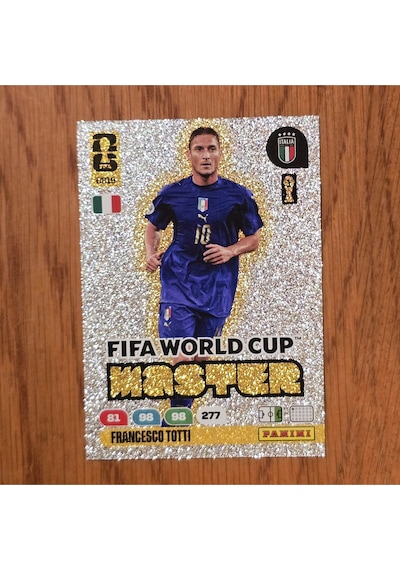 Fwc 2044 Francesco Totti İtalya World Cup Master Oyun Kartı