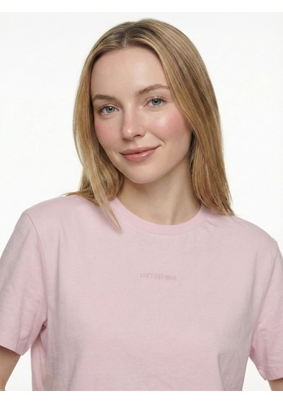 LOFT Oversize Kadın Tshirt K.kol Lf2038720 Q1.v1 Pembe