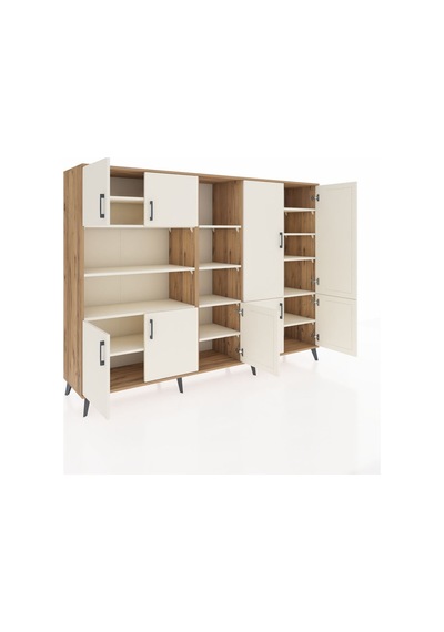 Hyperion Dolap 14 Raflı 9 Kapaklı 220x44x163 Çam-aytaşı Aytası - Atlas Çam Hyperion Dolap 14 Raflı 9 Kapaklı 220x44x163 Çam-aytaşı Aytası - Atlas Çam