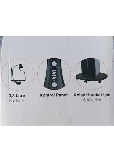 King KV1816 80W Oya Soğuk Buharlı Vantilatör 40 CM