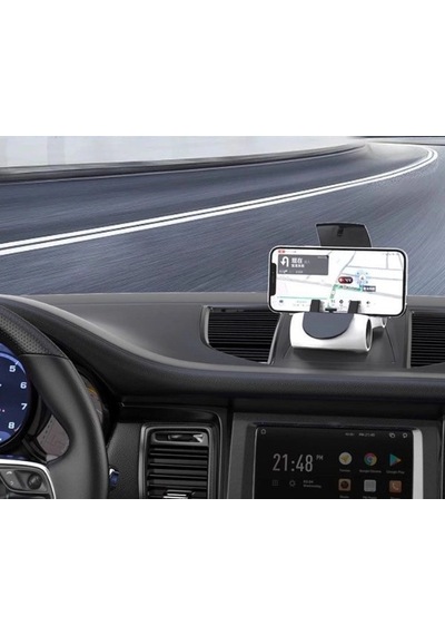 Araba Tasarımlı Araç İçi Telefon Tutucu 360 Dönebilen Ayarlı 5545 Çok Renkli