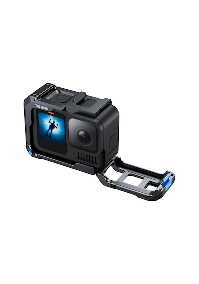 Telesın Gopro Hero13 Black Için Alüminyum Kafes Gopro Hero9/10/11/12/13 Black Uyumlu