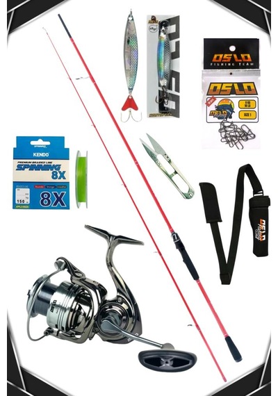 Oslo Next 4000 Ryuji Red Fox 270cm 5-55gr 8x Spin Olta Seti Standart