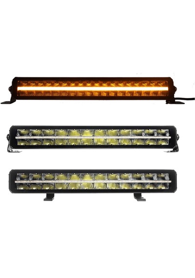 Offroad Sis Lambası 55,9 Cm Beyaz Beyaz-sarı Gündüz Ledli 120w 12-36v Adet