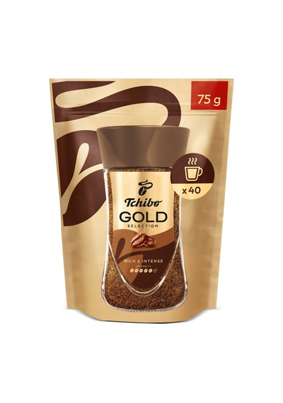Tchibo Gold Selection Çözünebilir Kahve Ekonomik Paket 75 G - 5 Adet Tarı