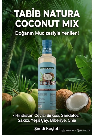 Tabib Natura Coconut Mix Hindistan Cevizi Detoxmix 250 ML