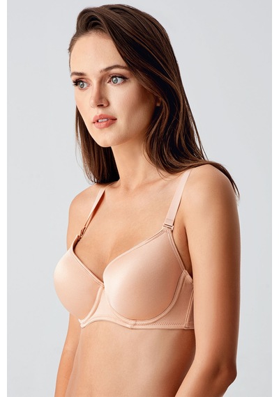Newbra Kadın Desteksiz B Cup Sütyen - Mercan