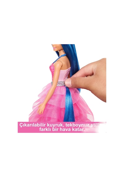 Barbie Mavi Saçlı Prenses Bebek