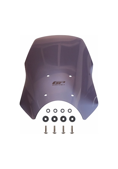 GP Kompozit Royal Enfield Himalayan 2024 Uyumlu Ön Cam Füme 49 cm