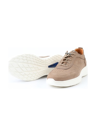 Dr.Flexer Hakiki Deri Vizon Nubuk Casual Erkek Ayakkabı - Flex801202 Vizon